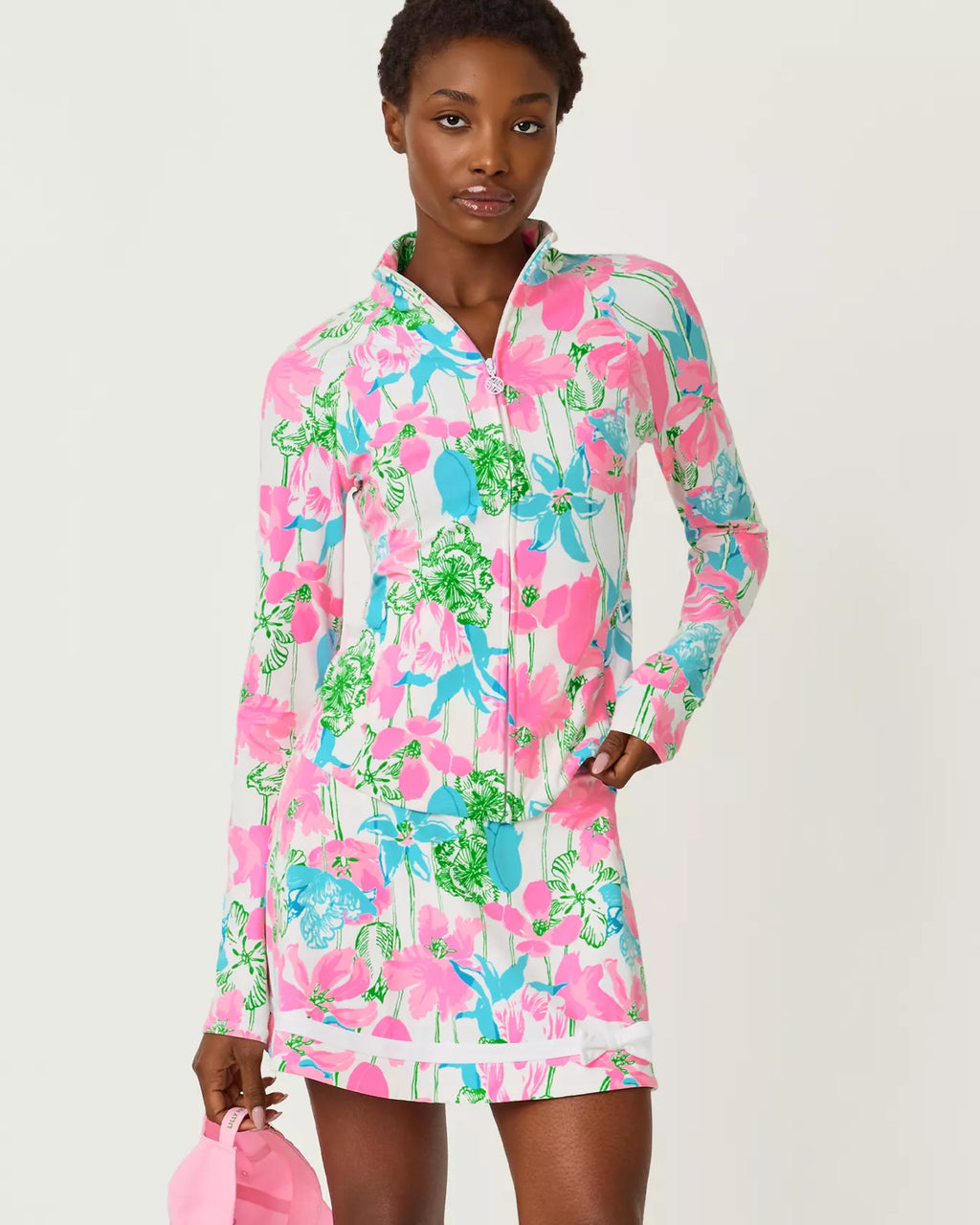 Marilla High Rise Skort U Resort White Viney Liney