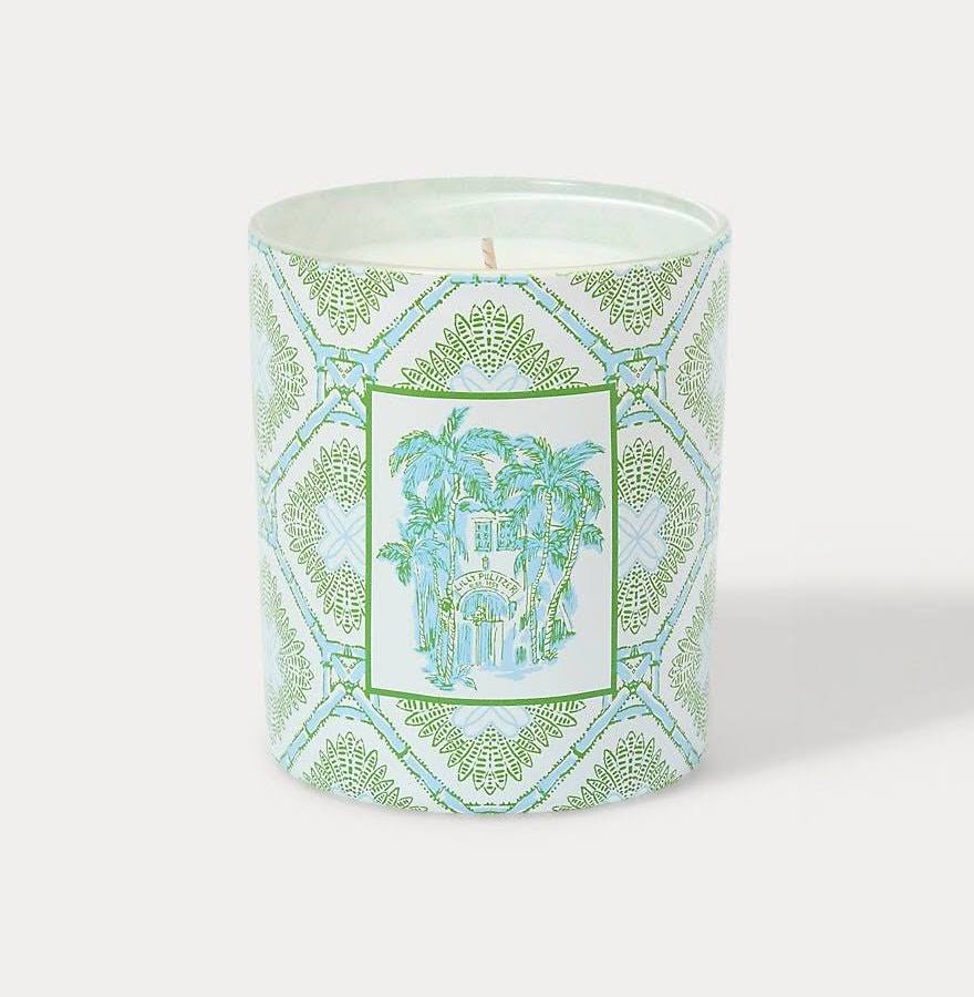Trellis Printed Candle