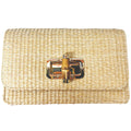 Lilly Straw Clutch
