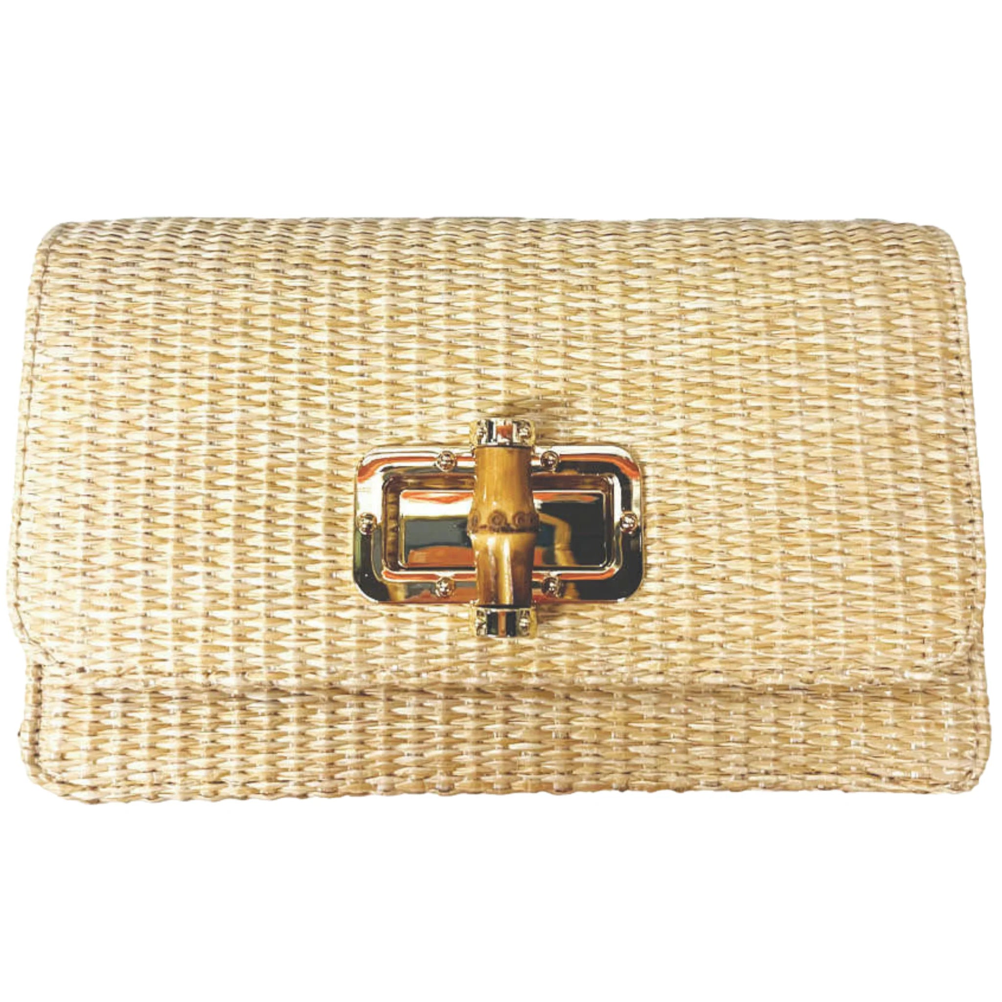 Lilly Straw Clutch