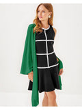 LANELLE CASHMERE WRAP HEATHERED FIDDLE LEAF GREEN