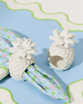 Ceramic Napkin Rings  Resort White
