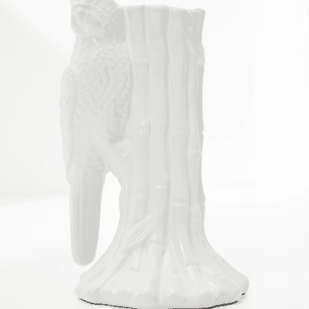 Tapered Candle Holder  Resort White