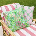 Large Pillow  Lime Feeling Good
