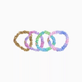 Mini Scrunchie Set of 4  Gold Lame/Ombre