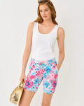 Gabbie Crochet Trimmed Tank Resort White