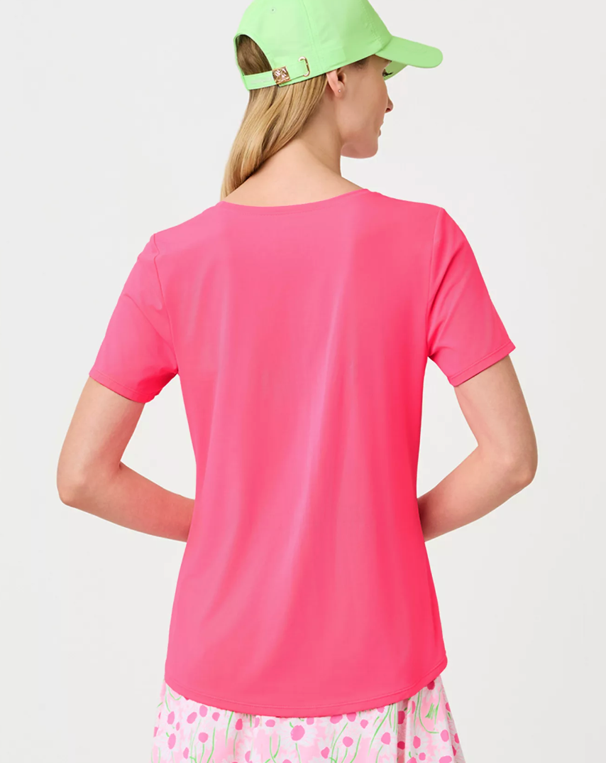 UPF 50+ Westley Active Tee Cherry Blossom Pink