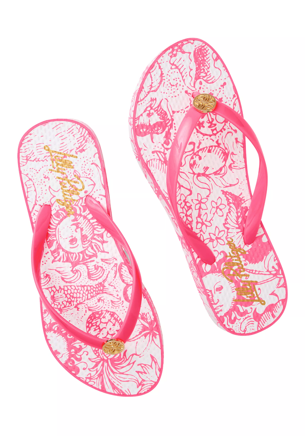 Pool Flip Flop Cherry Blossom Pink Lil Fleur De Lilly