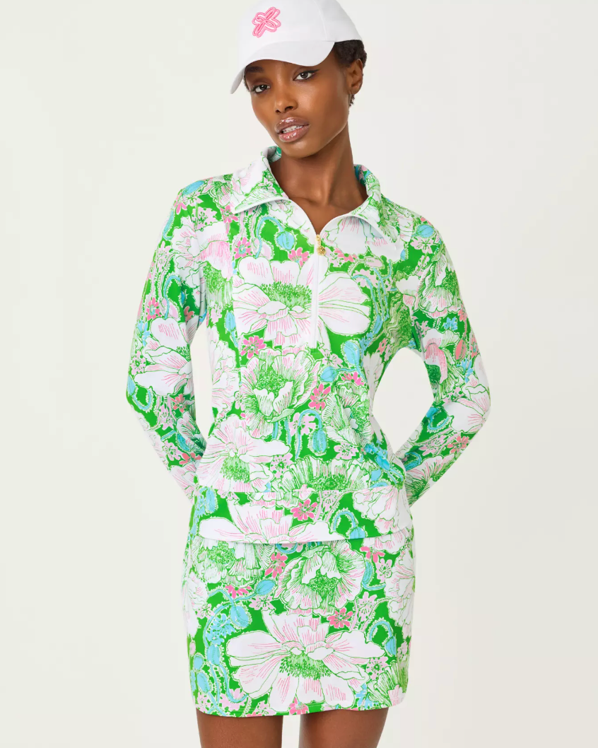 UPF 50+ Eleni Pullover Putting Green Poppyland