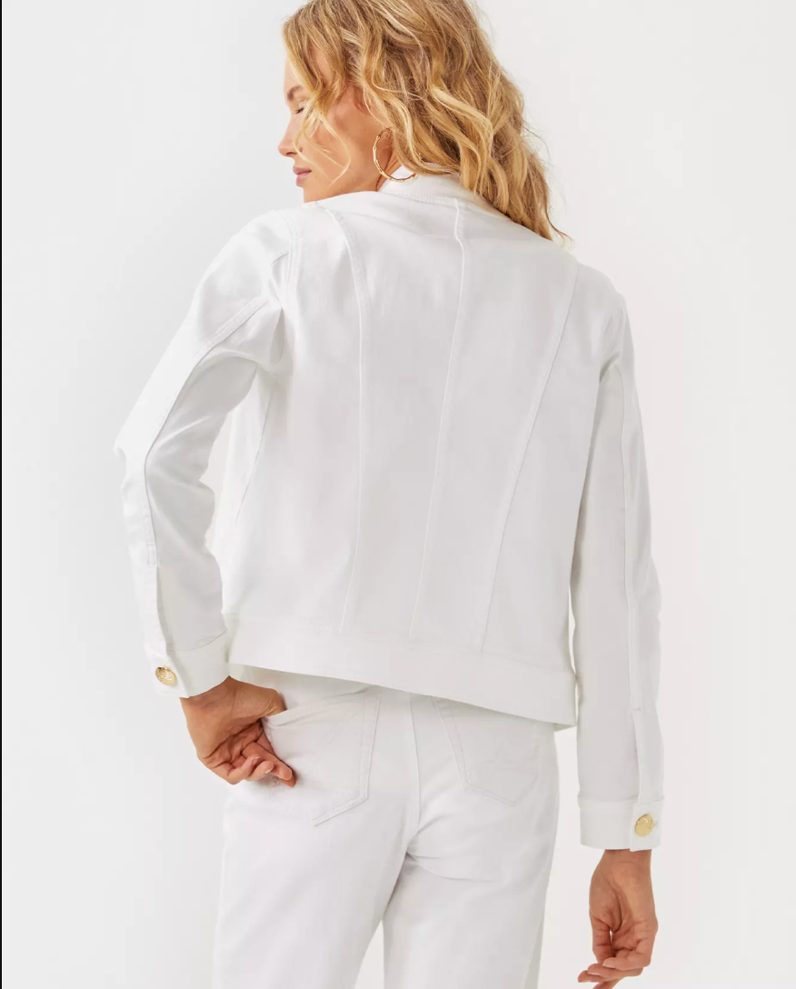 Shepa Denim Jacket Resort White