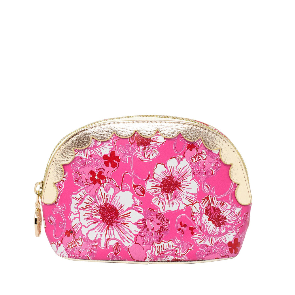 Scallop Pouch Set, Glowing Gardens/Feeling Poppy