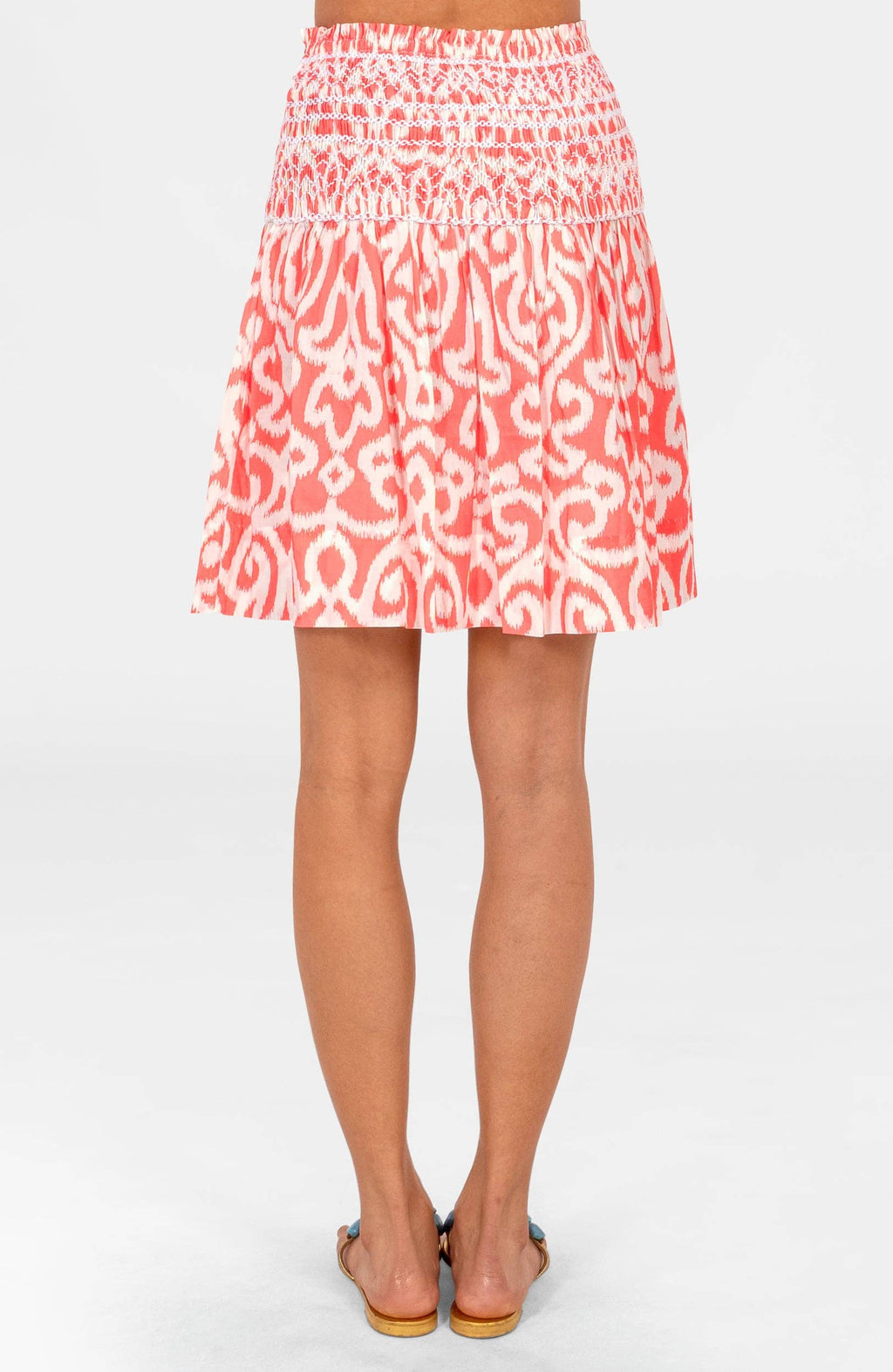 Smocked Skirt - Arabesque: Melon