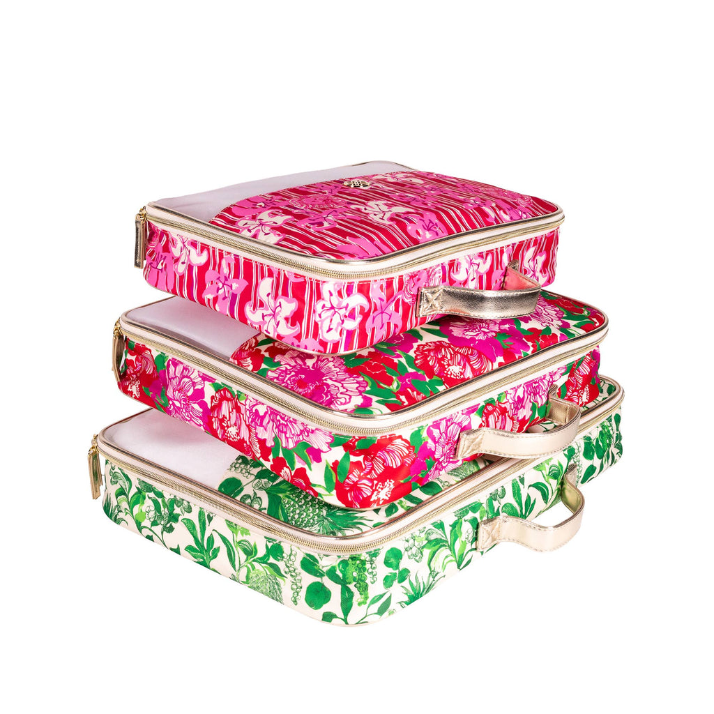 Packing Cube Set, Maggies Bouquet/Covent Garden/Party Stream