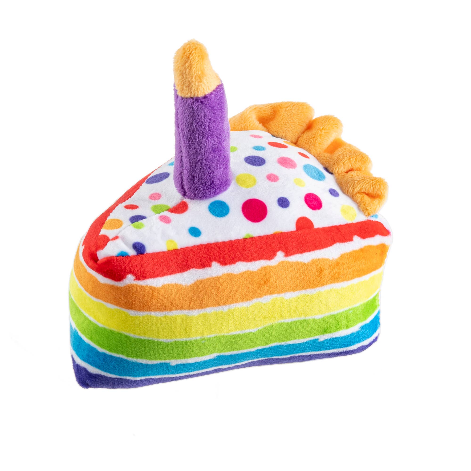 Birthday Cake Slice  | Squeaker Dog Toy