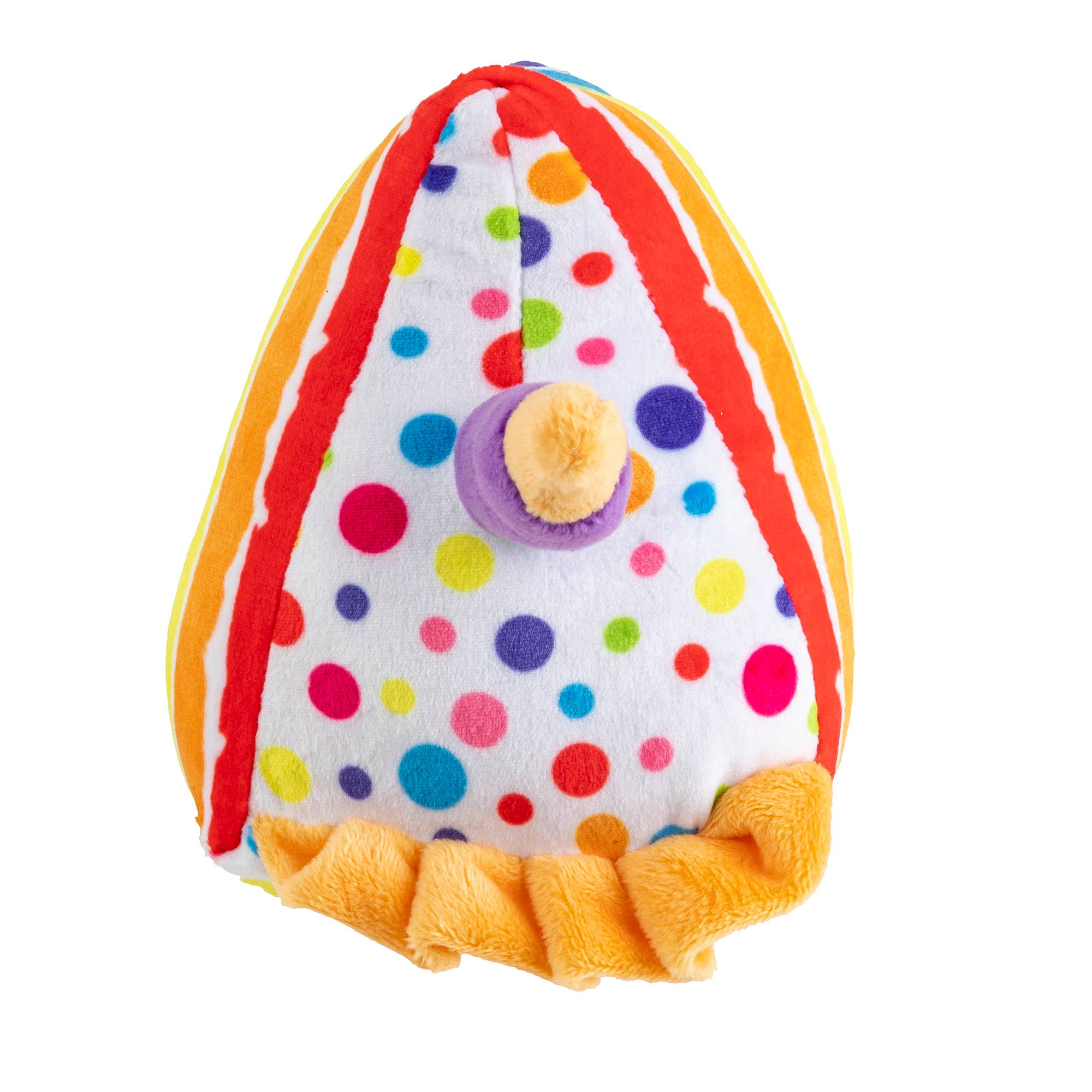Birthday Cake Slice  | Squeaker Dog Toy