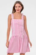 Ric Roc & Roll Dress - Stripe: Pink