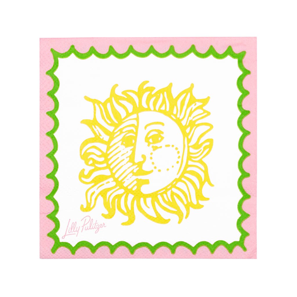 Cocktail Napkins Sun Tiles Home