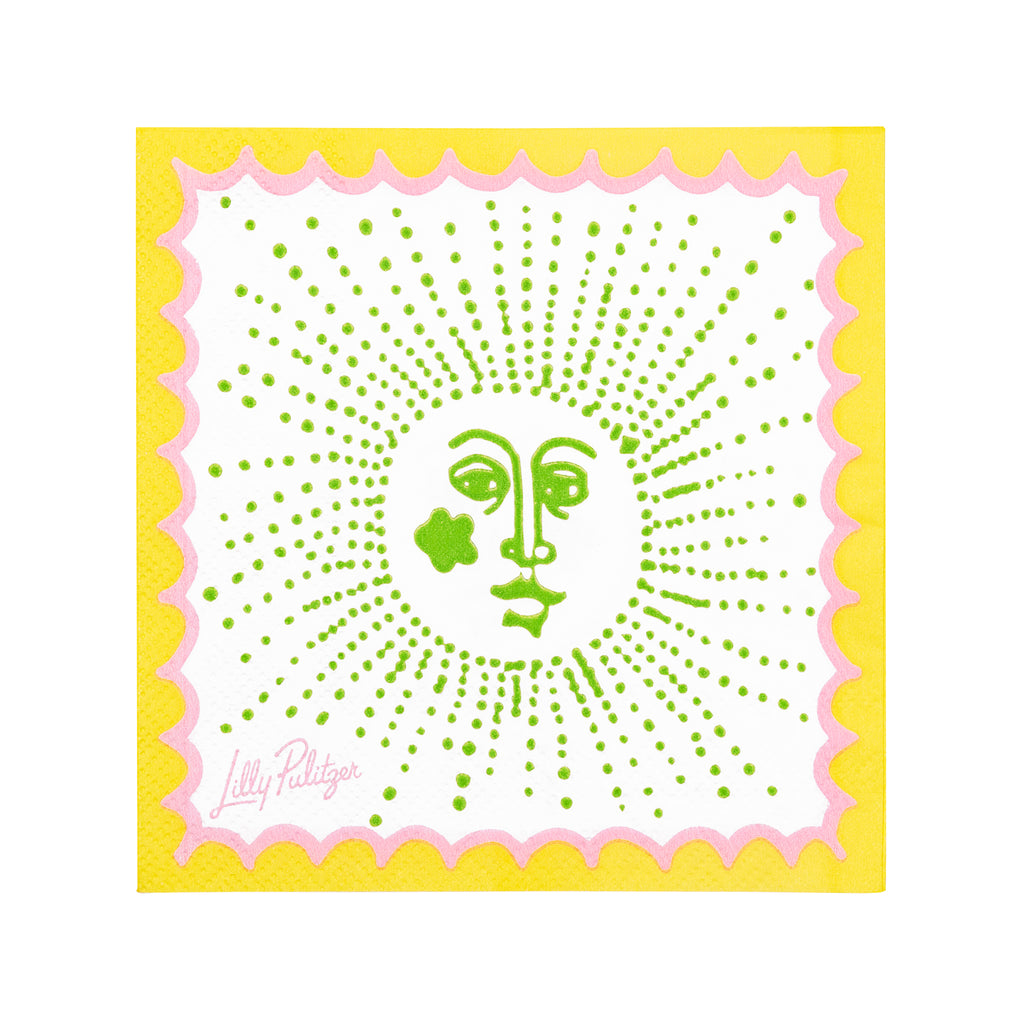 Cocktail Napkins Sun Tiles Home