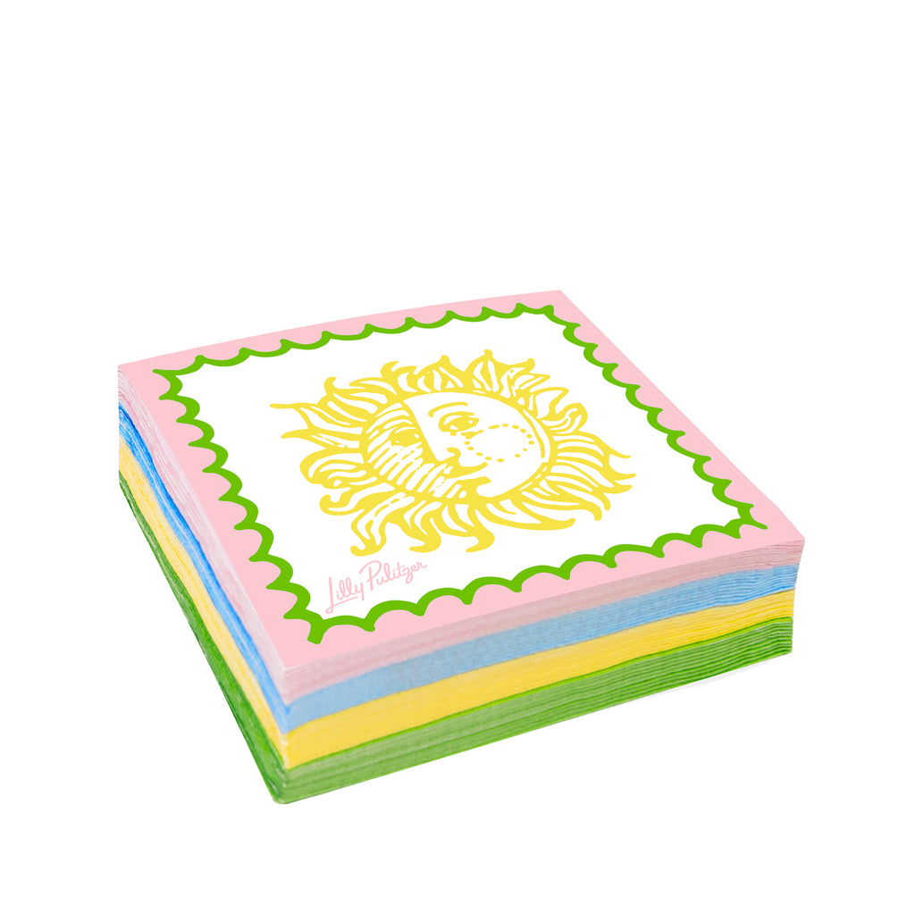 Cocktail Napkins Sun Tiles Home