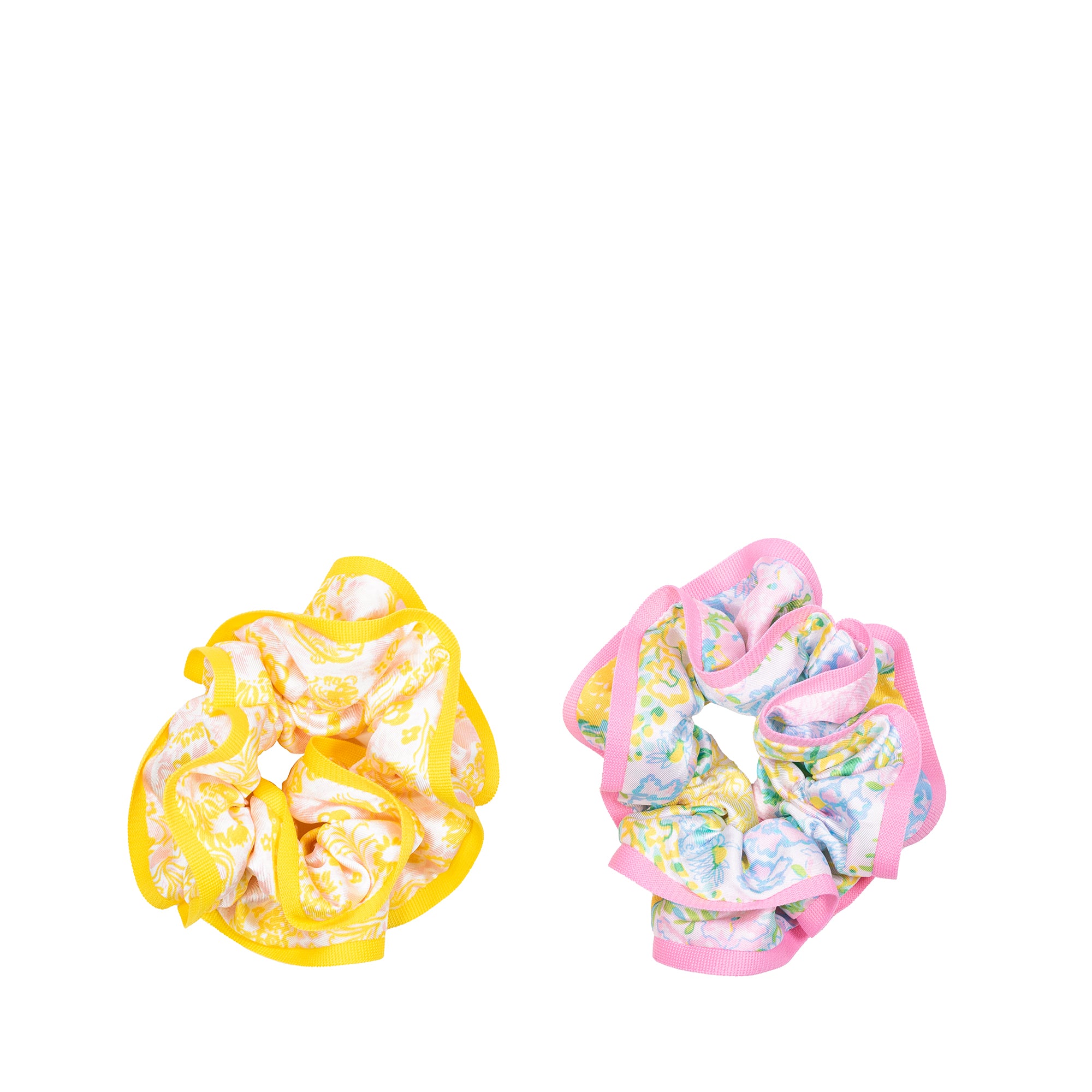 Layered Ruffle Scrunchie Set Royal Zoo/Lilly Garden Home