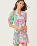Carey Dress Multi Crazy Quilt