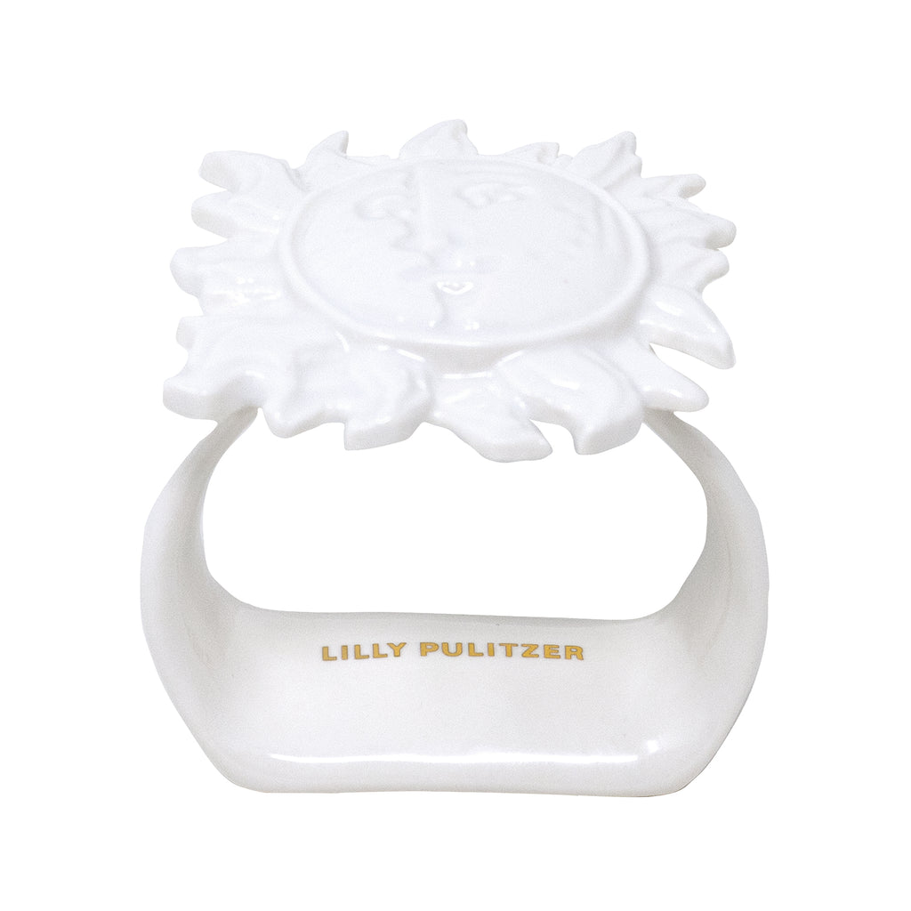 Napkins Ring Set Sun Tiles Home