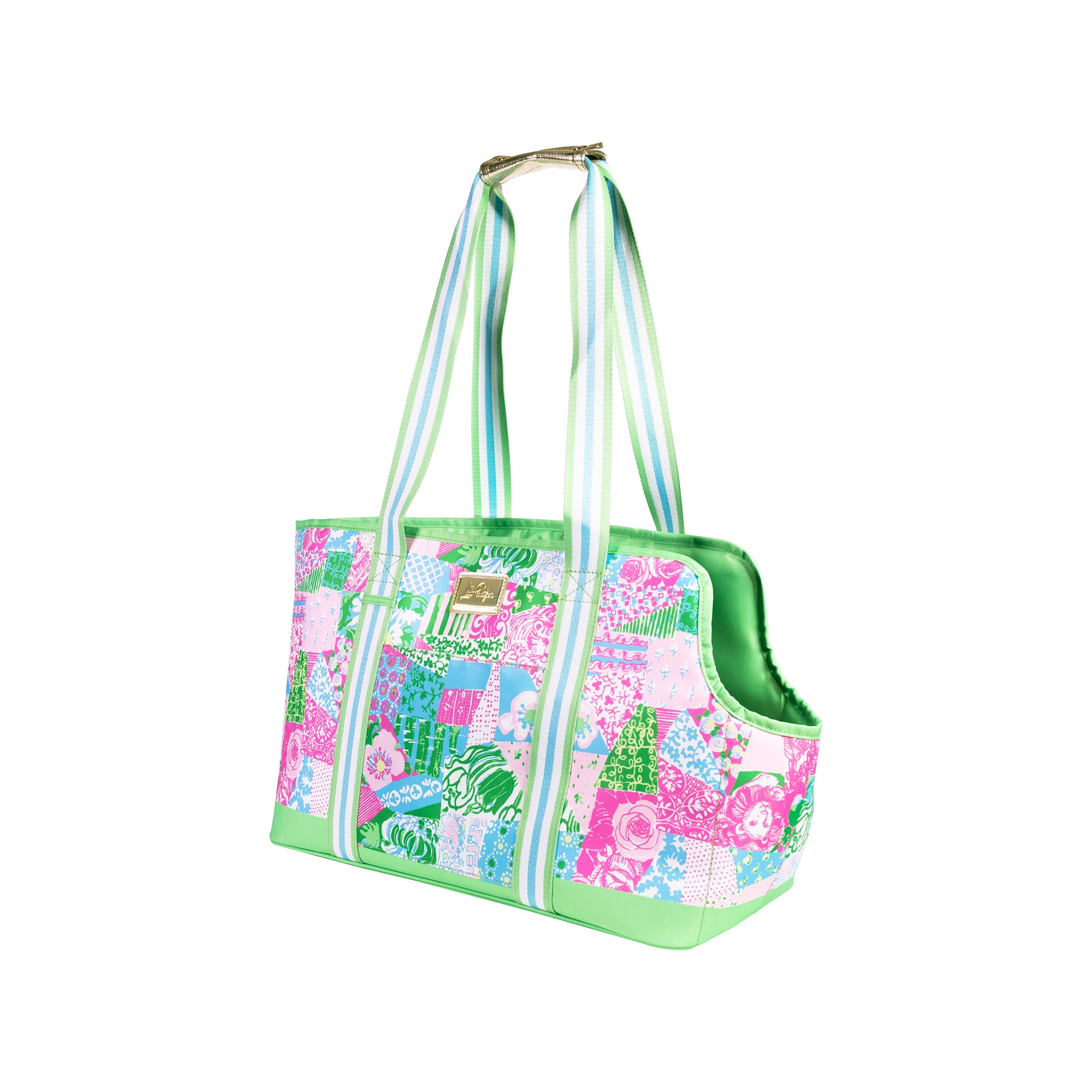 Pet Carrier Crazy Quilt Home