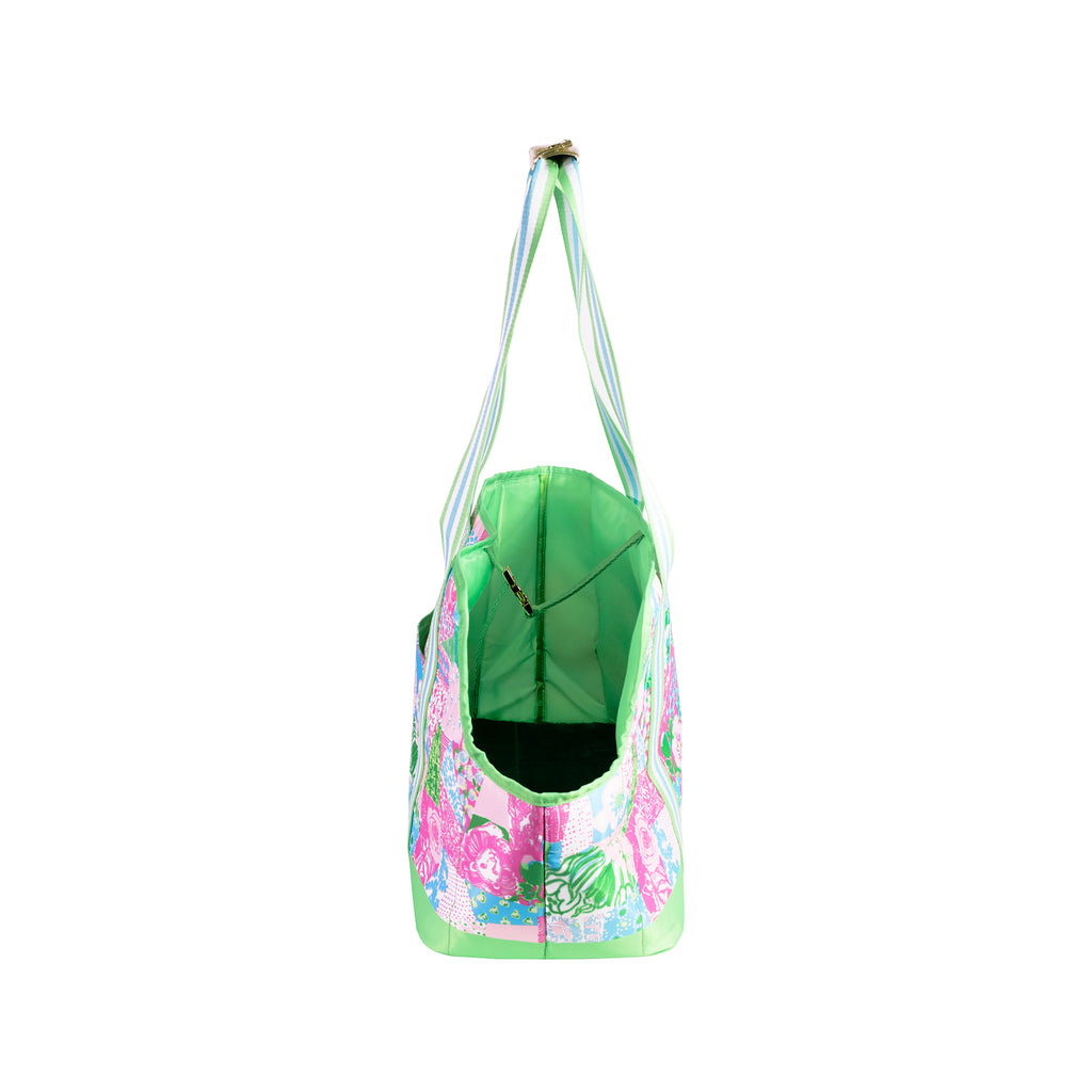 Pet Carrier Crazy Quilt Home