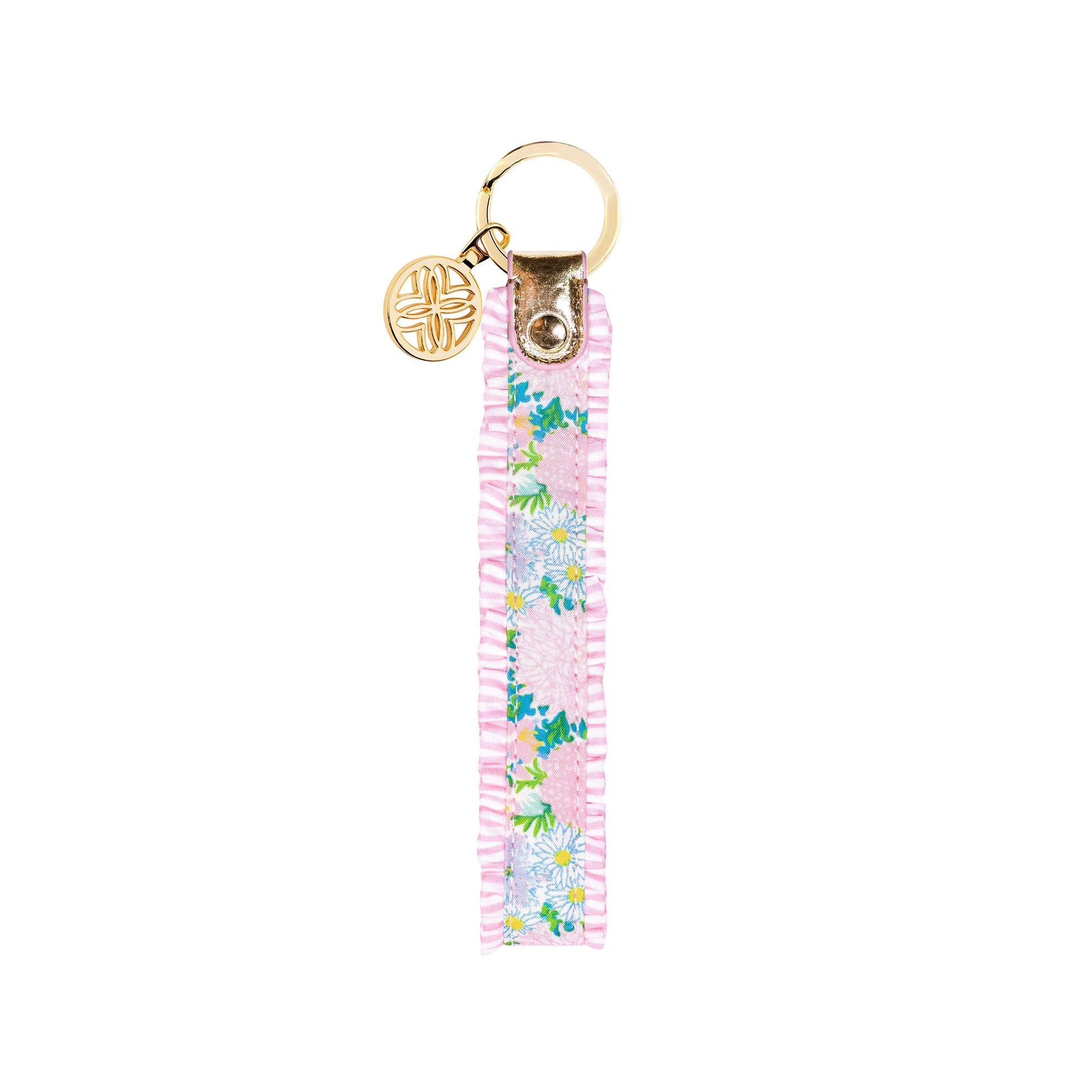Ruffle Strap Keychain Lilly Garden Home