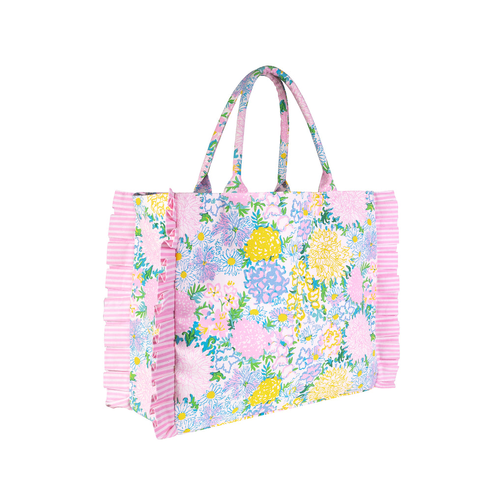 Ruffle Tote Lilly Garden Home