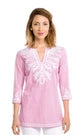 Pinstripe Tunic Pink, Gretchen Scott