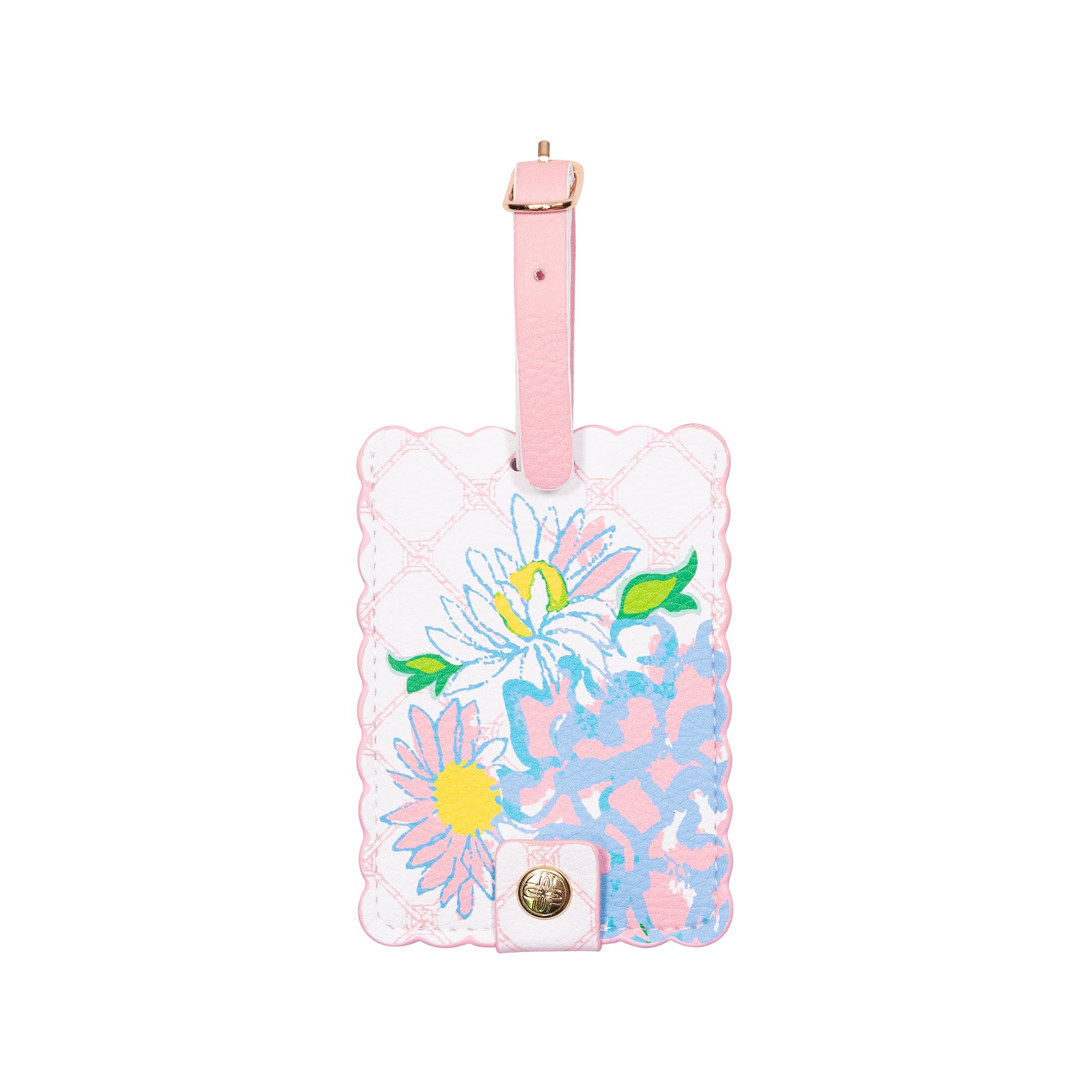 Scalloped  Luggage Tag Lilly Garden Home