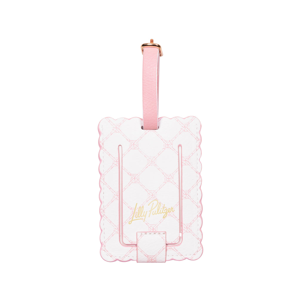 Scalloped  Luggage Tag Lilly Garden Home